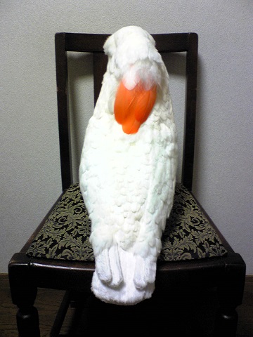 オオバタンのリアルな作品（後ろ姿）